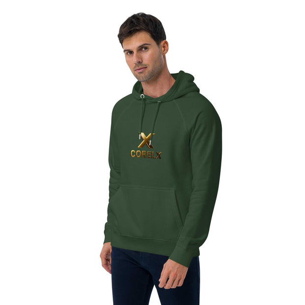 Corelx Unisex eco raglan hoodie