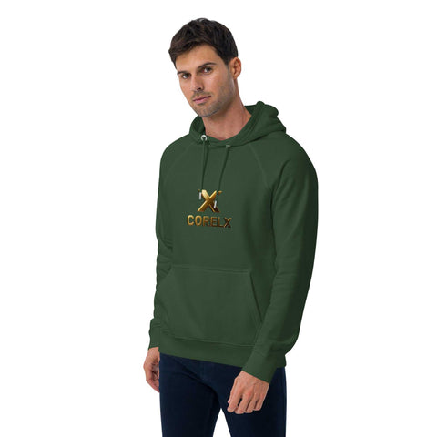Corelx Unisex eco raglan hoodie
