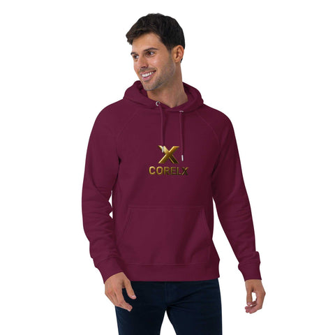 Corelx Unisex eco raglan hoodie
