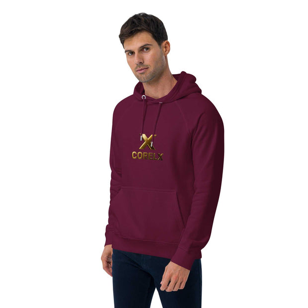 Corelx Unisex eco raglan hoodie