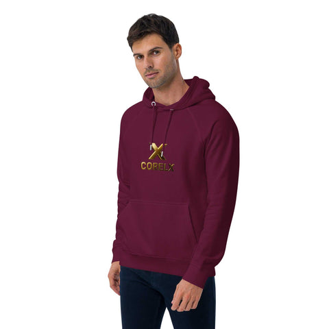 Corelx Unisex eco raglan hoodie